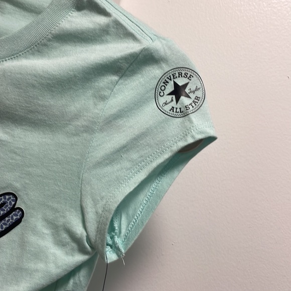 Converse girls medium size T-shirt, 10 to 12 years light dew M - Picture 5 of 6